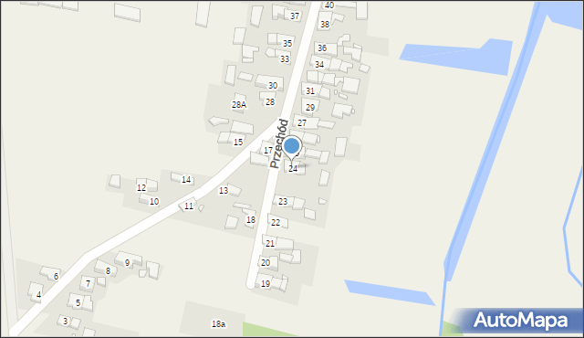 Przechód, Przechód, 24, mapa Przechód