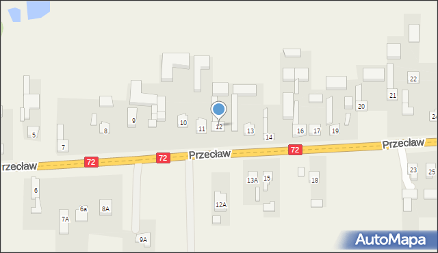 Przecław, Przecław, 12, mapa Przecław