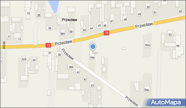 Przecław, Przecław, 44b, mapa Przecław