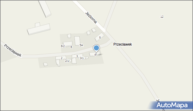 Przecławek, Przecławek, 4/1, mapa Przecławek