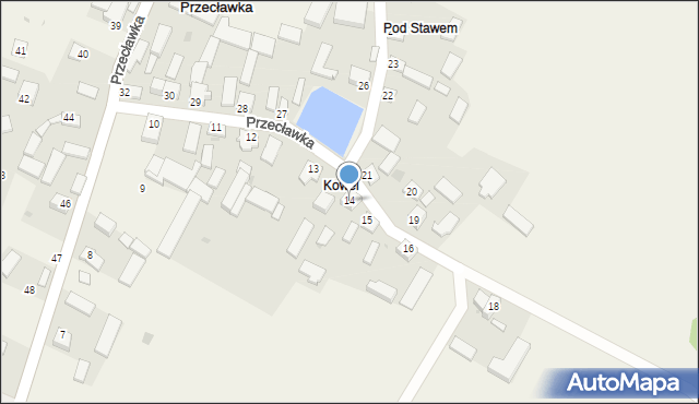 Przecławka, Przecławka, 14, mapa Przecławka