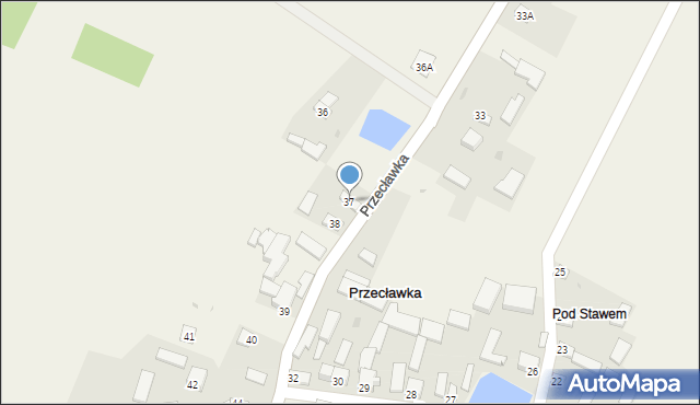 Przecławka, Przecławka, 37, mapa Przecławka