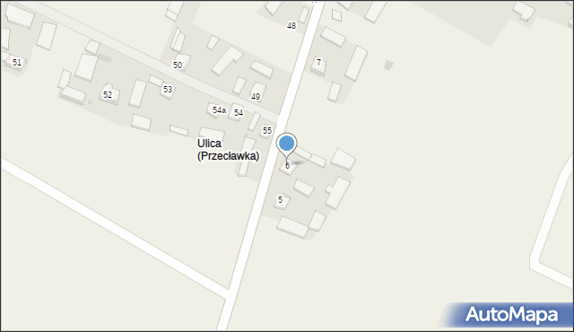 Przecławka, Przecławka, 6, mapa Przecławka