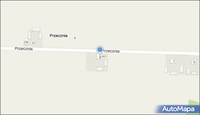 Przecznia, Przecznia, 8, mapa Przecznia