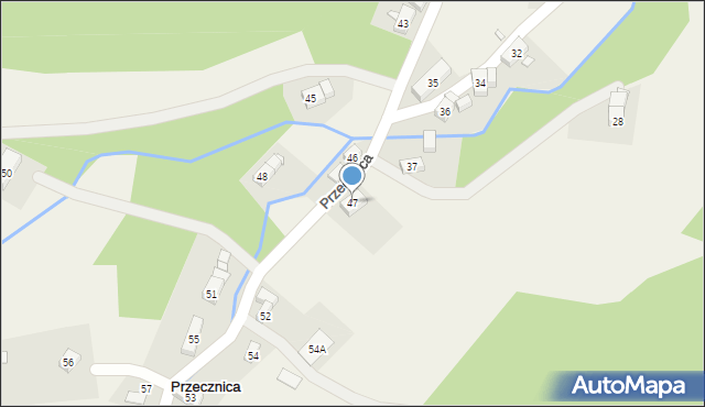 Przecznica, Przecznica, 47, mapa Przecznica