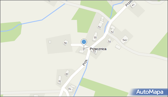 Przecznica, Przecznica, 57, mapa Przecznica