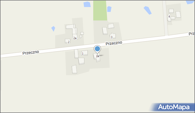 Przeczno, Przeczno, 1a, mapa Przeczno