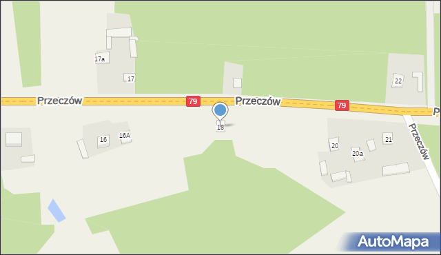 Przeczów, Przeczów, 18, mapa Przeczów