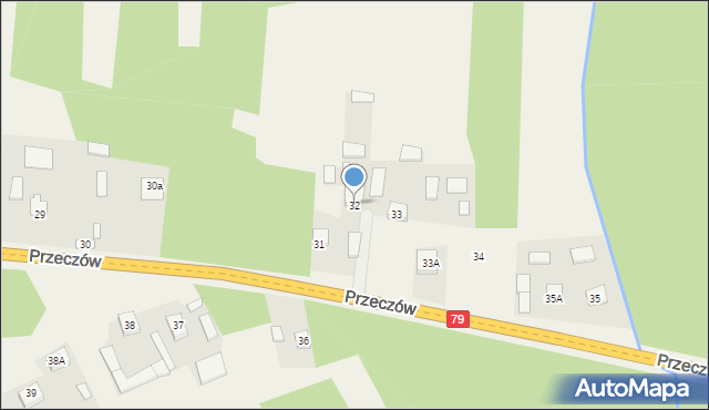 Przeczów, Przeczów, 32, mapa Przeczów