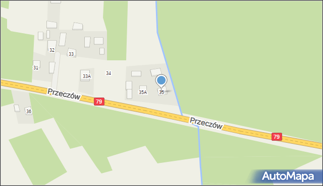 Przeczów, Przeczów, 35, mapa Przeczów