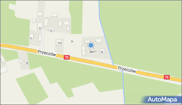 Przeczów, Przeczów, 35A, mapa Przeczów