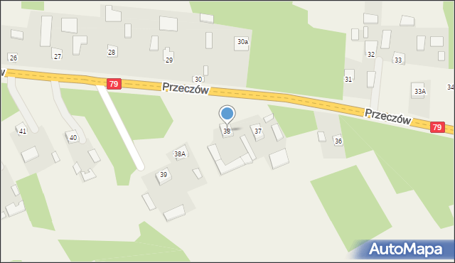 Przeczów, Przeczów, 38, mapa Przeczów