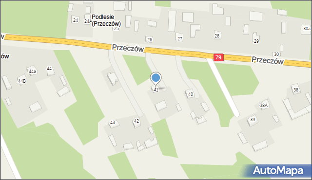 Przeczów, Przeczów, 41, mapa Przeczów