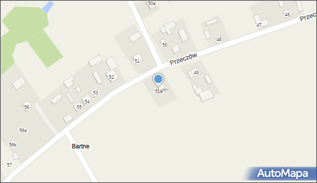 Przeczów, Przeczów, 51a, mapa Przeczów