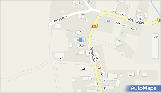 Przeczów, Przeczów, 15A, mapa Przeczów