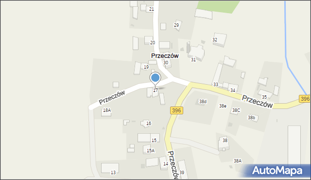 Przeczów, Przeczów, 17, mapa Przeczów