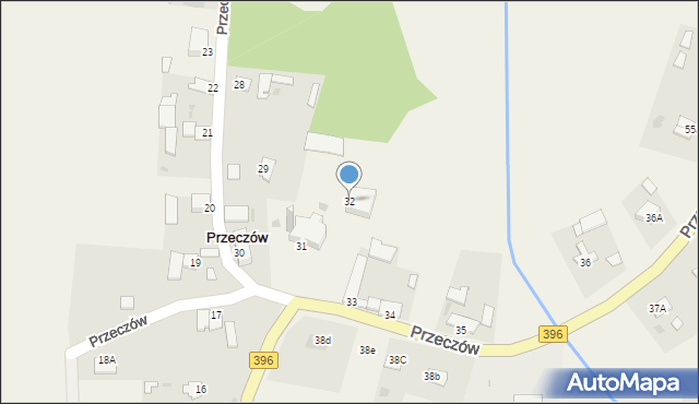 Przeczów, Przeczów, 32, mapa Przeczów