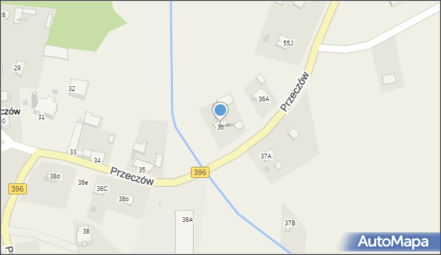 Przeczów, Przeczów, 36, mapa Przeczów