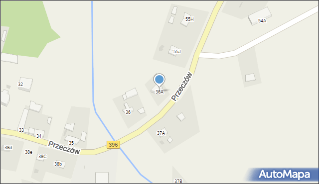 Przeczów, Przeczów, 36A, mapa Przeczów