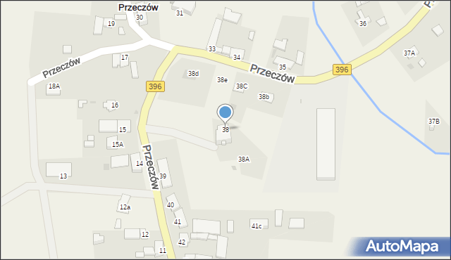 Przeczów, Przeczów, 38, mapa Przeczów