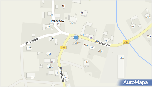 Przeczów, Przeczów, 38d, mapa Przeczów