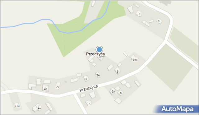 Przeczyca, Przeczyca, 4, mapa Przeczyca