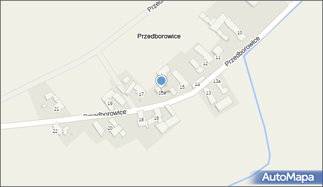 Przedborowice, Przedborowice, 15a, mapa Przedborowice