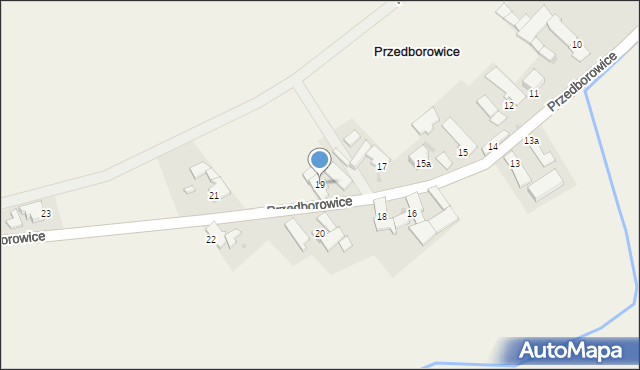 Przedborowice, Przedborowice, 19, mapa Przedborowice