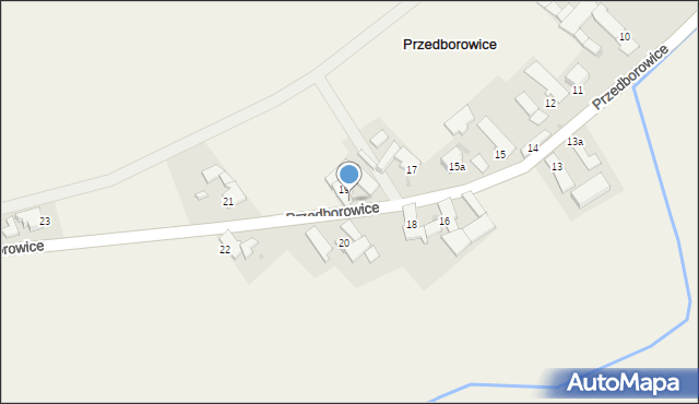 Przedborowice, Przedborowice, 19a, mapa Przedborowice