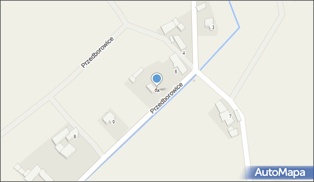 Przedborowice, Przedborowice, 6a, mapa Przedborowice
