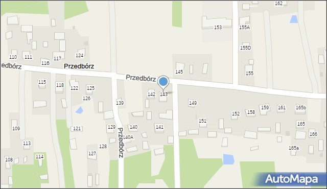 Przedbórz, Przedbórz, 143, mapa Przedbórz