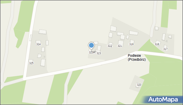 Przedbórz, Przedbórz, 323A, mapa Przedbórz