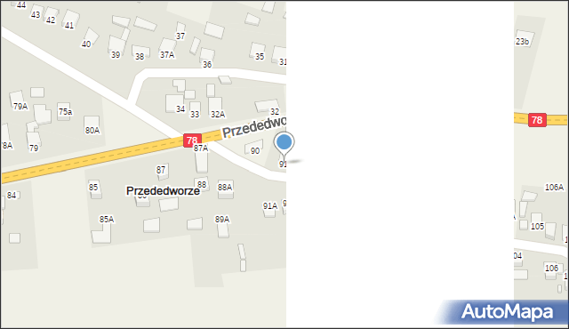 Przededworze, Przededworze, 91, mapa Przededworze