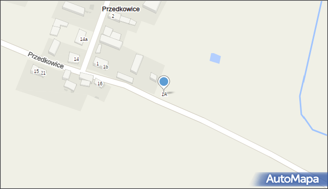 Przedkowice, Przedkowice, 1A, mapa Przedkowice