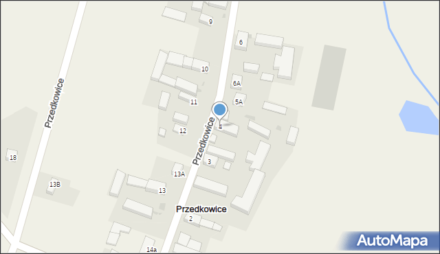 Przedkowice, Przedkowice, 4, mapa Przedkowice