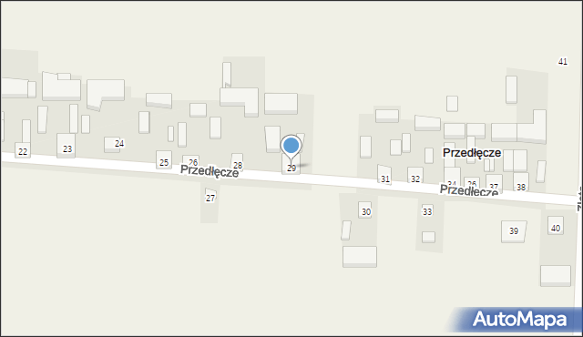 Przedłęcze, Przedłęcze, 29, mapa Przedłęcze