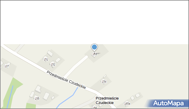 Przedmieście Czudeckie, Przedmieście Czudeckie, 153, mapa Przedmieście Czudeckie