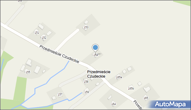 Przedmieście Czudeckie, Przedmieście Czudeckie, 154, mapa Przedmieście Czudeckie