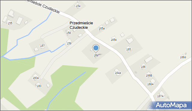 Przedmieście Czudeckie, Przedmieście Czudeckie, 164, mapa Przedmieście Czudeckie