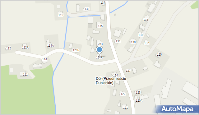 Przedmieście Dubieckie, Przedmieście Dubieckie, 124A, mapa Przedmieście Dubieckie