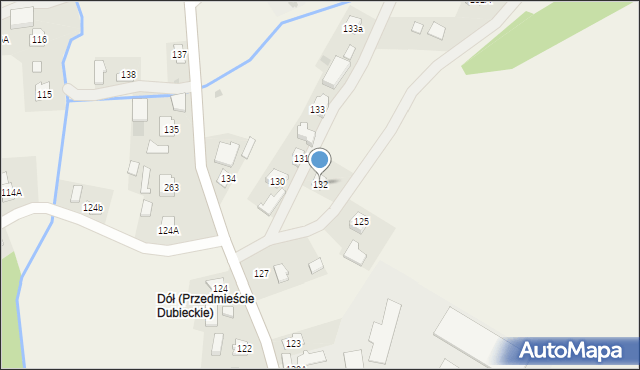 Przedmieście Dubieckie, Przedmieście Dubieckie, 132, mapa Przedmieście Dubieckie