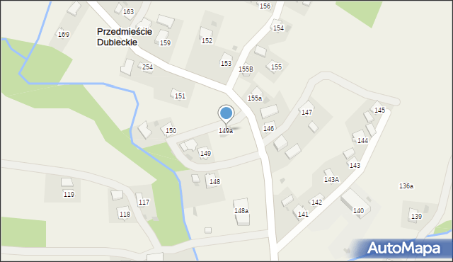 Przedmieście Dubieckie, Przedmieście Dubieckie, 149a, mapa Przedmieście Dubieckie