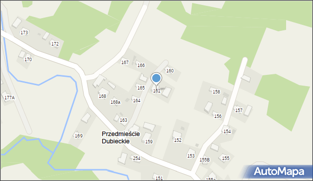 Przedmieście Dubieckie, Przedmieście Dubieckie, 161, mapa Przedmieście Dubieckie