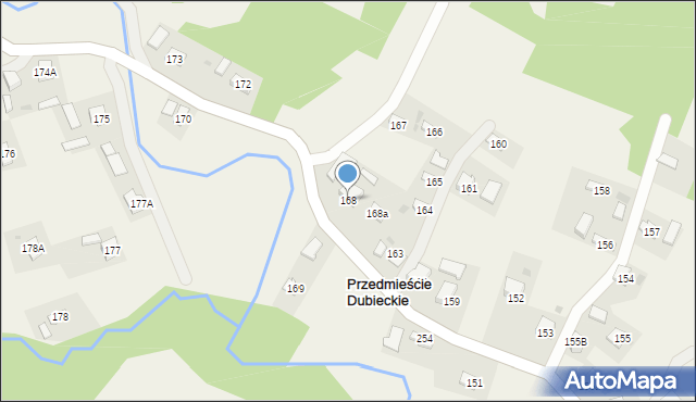 Przedmieście Dubieckie, Przedmieście Dubieckie, 168, mapa Przedmieście Dubieckie