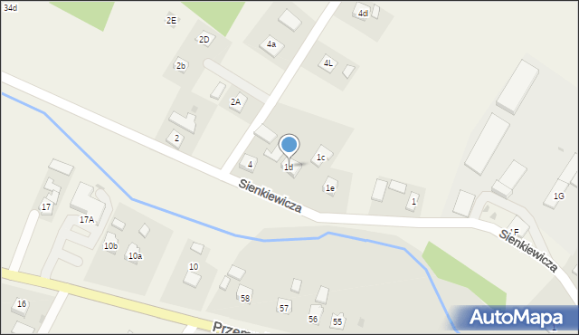Przedmieście Dubieckie, Przedmieście Dubieckie, 1d, mapa Przedmieście Dubieckie