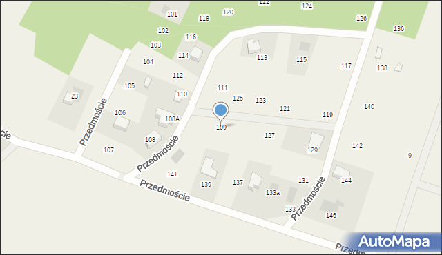 Przedmoście, Przedmoście, 109, mapa Przedmoście