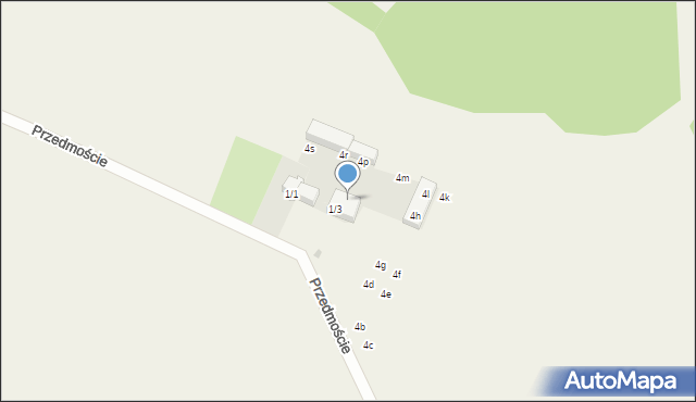 Przedmoście, Przedmoście, 1a, mapa Przedmoście