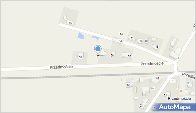 Przedmoście, Przedmoście, 57, mapa Przedmoście