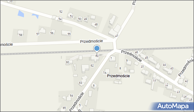 Przedmoście, Przedmoście, 61, mapa Przedmoście