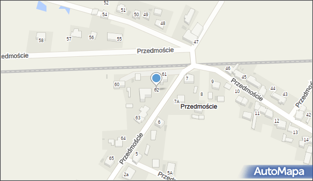 Przedmoście, Przedmoście, 62, mapa Przedmoście